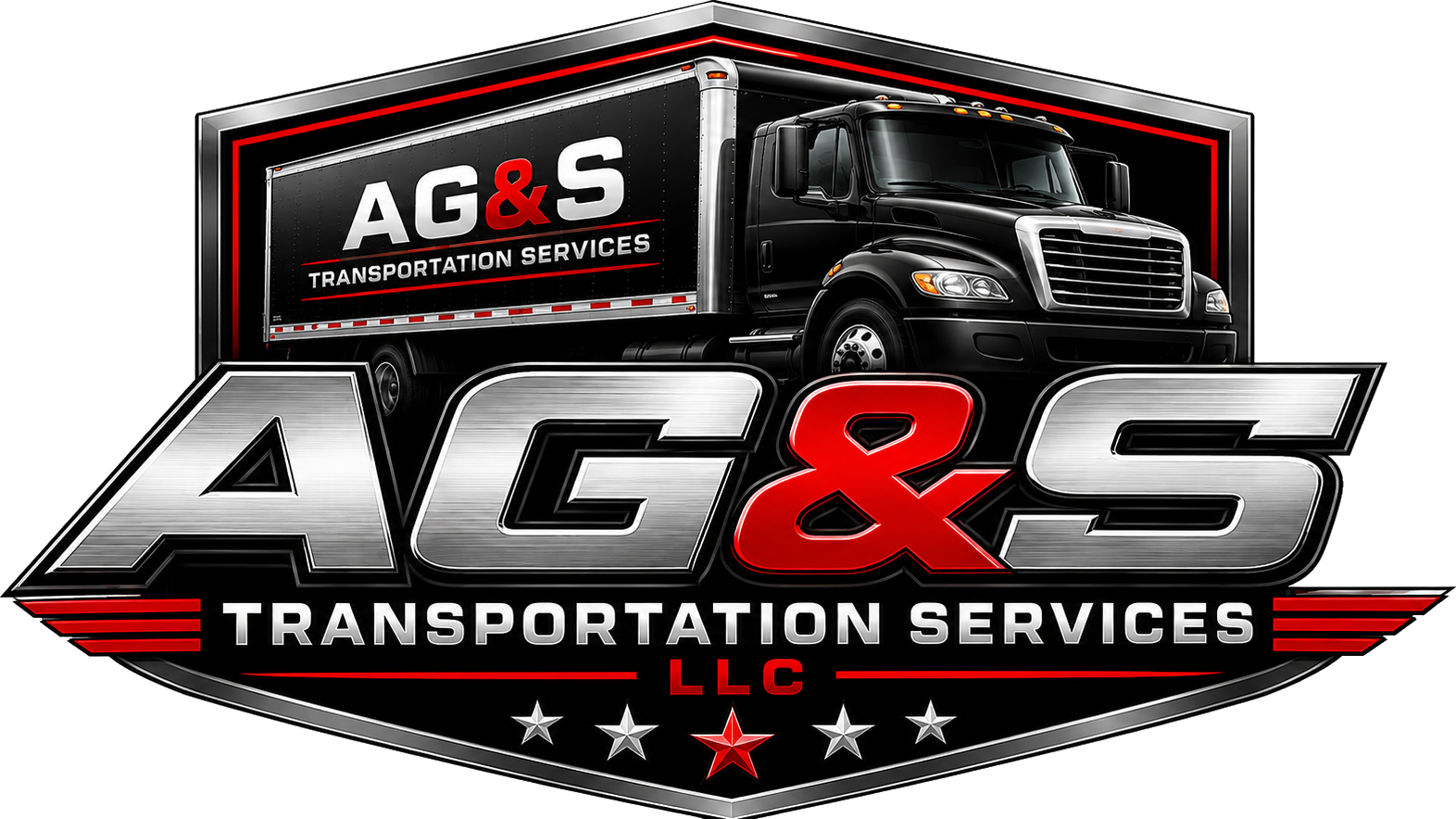 AG&S Services LLC logo — box truck badge